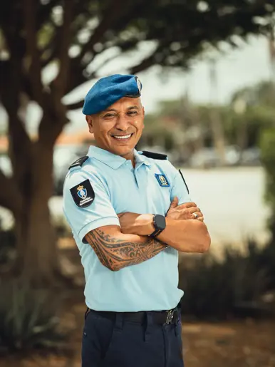 Portretfoto van luitenant-kolonel Patrick Taribuka.