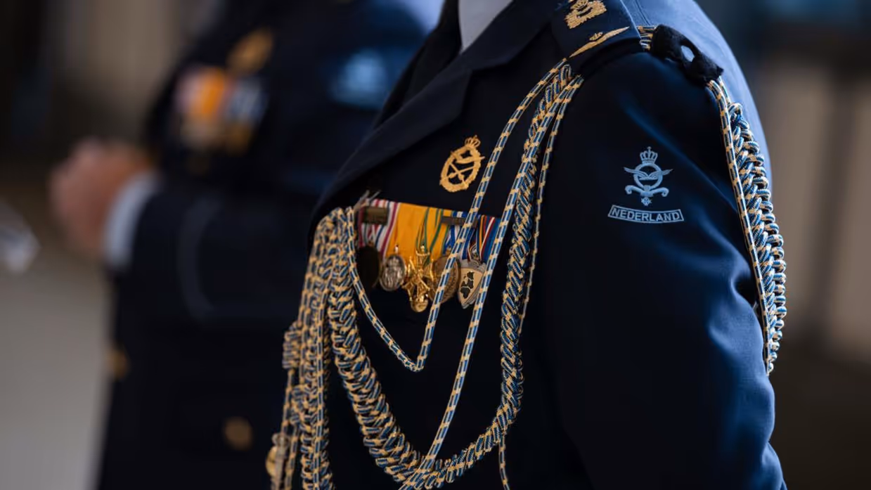 Foto’s van de functieoverdracht Luchtmachtadjudanten op 11 februari bij het Air Support Command op Vliegbasis Woensdrecht. 