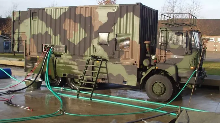 CBRN-ontsmettingssysteem (zware uitvoering)