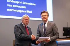 Het rapport is overhandigd aan de minister.