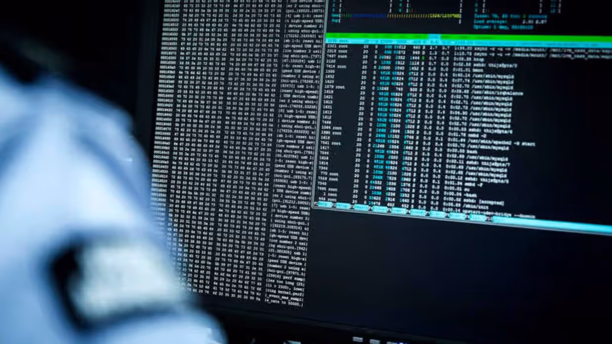 Een blik op een computerscherm. 