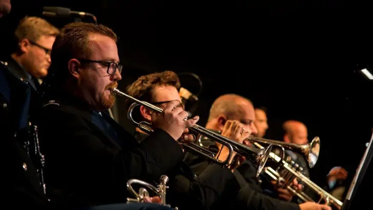 Blazers van het orkest koninklijke marechaussee.