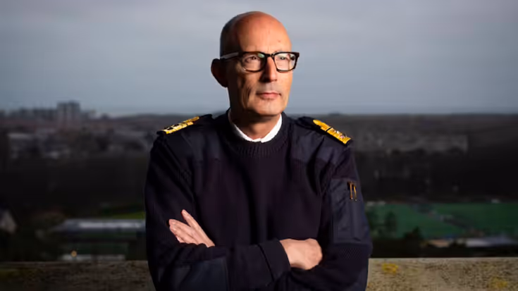 Portret van een hoge militair.