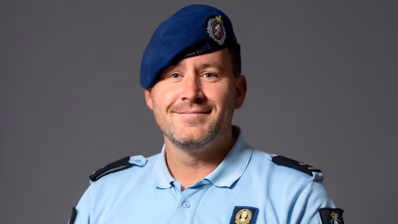 portretfoto van commandant René 