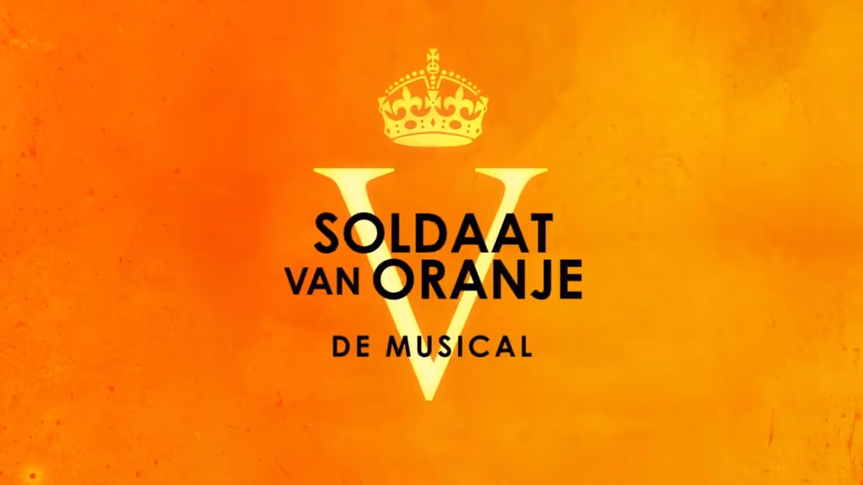 Het logo van de muisical ‘Soldaat van Oranje’