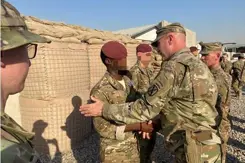 Militairen op missie in Irak.
