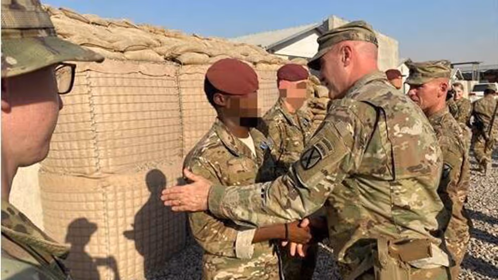 Militairen op missie in Irak.