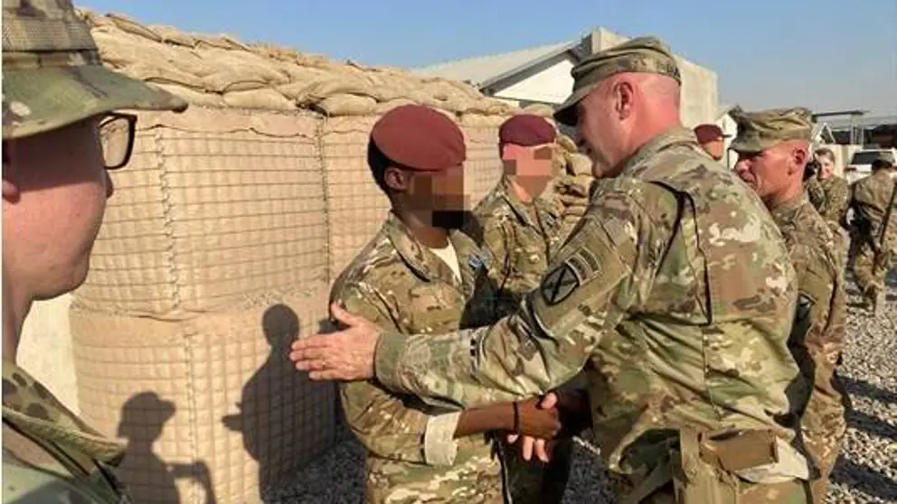 Militairen op missie in Irak.
