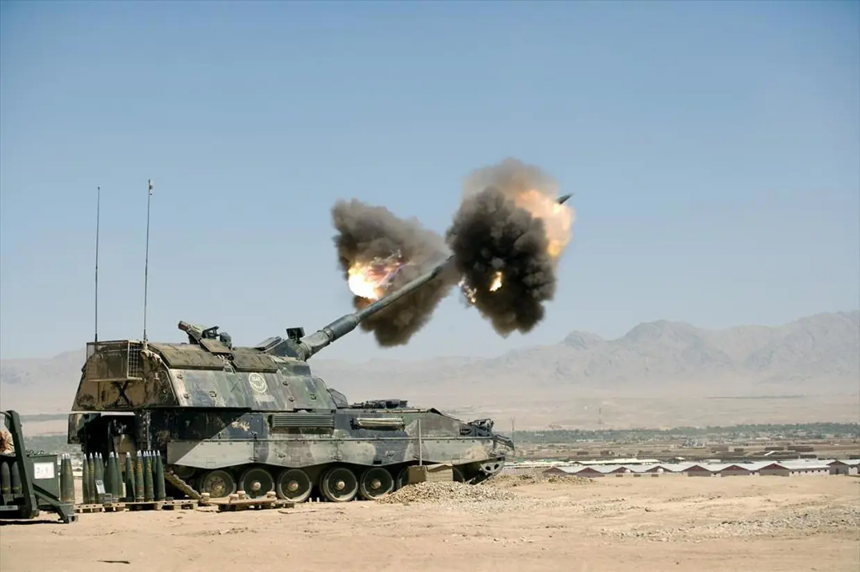 Vurende PzH2000.