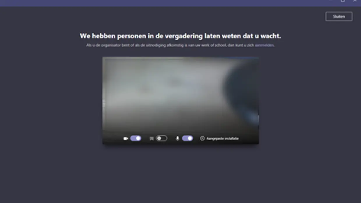 Afbeelding van een videoconsult.